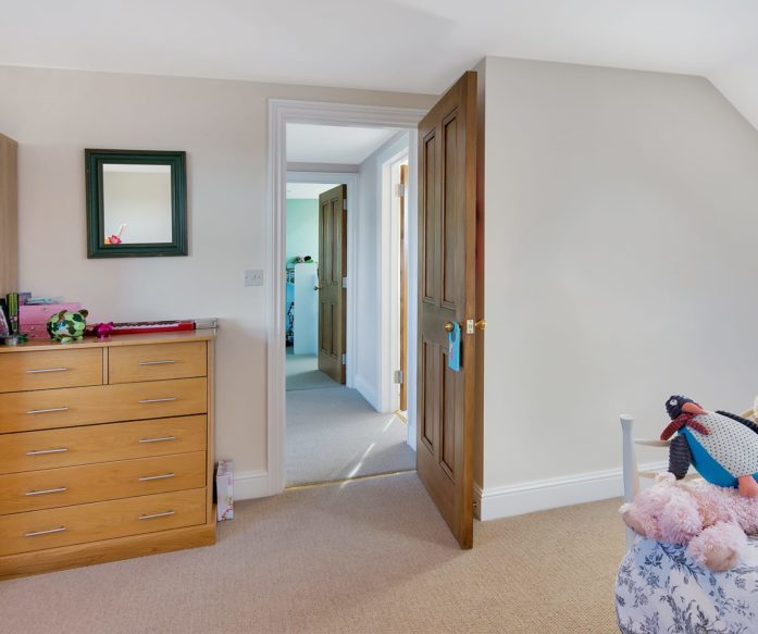 kids room in a Hip to Gable & Dormer loft conversion of a double-fronted house, in Eltham South East London, SE9