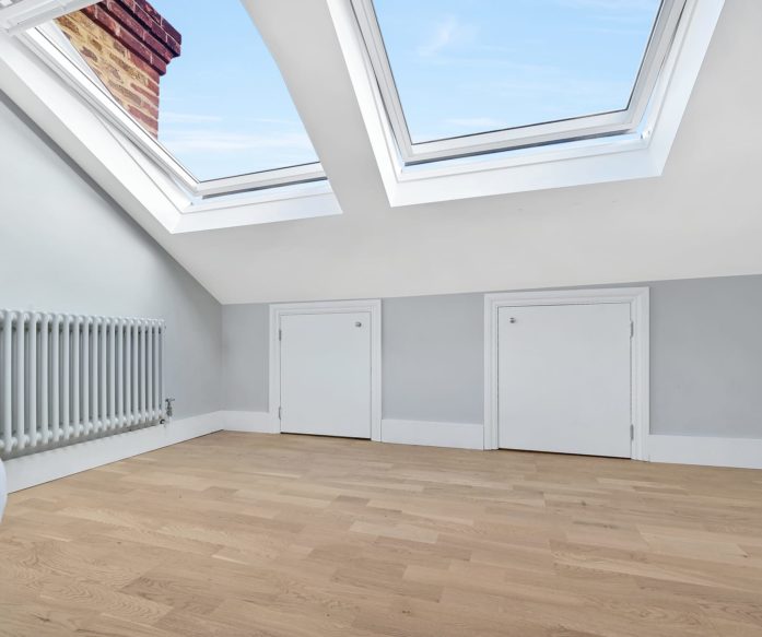 stunning skylights in an L-Shaped Dormer, at a property in Norwood South East London, SE27