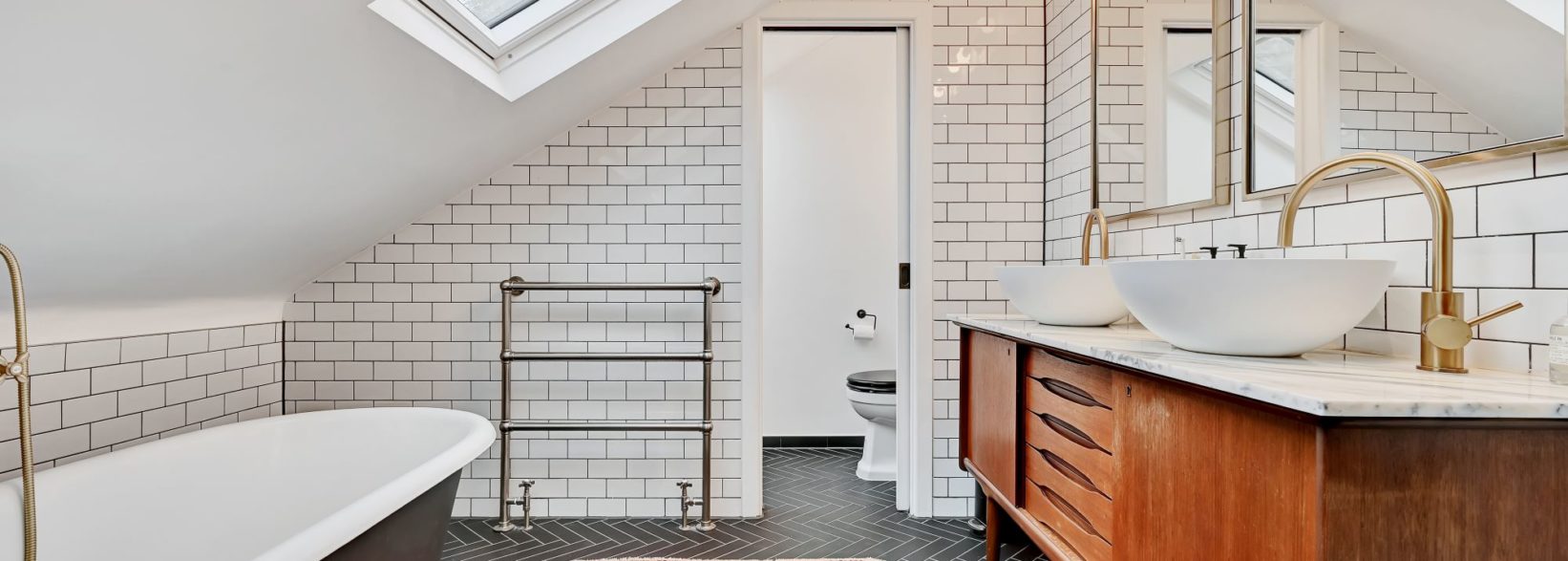 designer bathroom in a loft conversion hammersmith west london