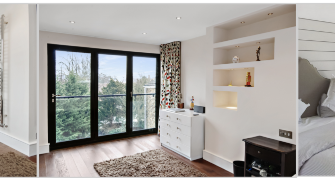 Modern and stylish rooms in loft conversion Upminster