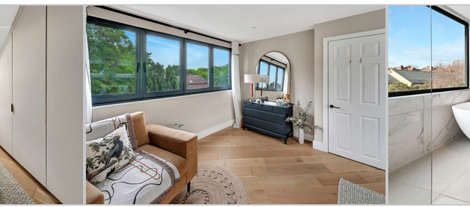 Goffs Oak and Cheshunt Herts Beautiful loft conversion bedrooms and bathroom stylish