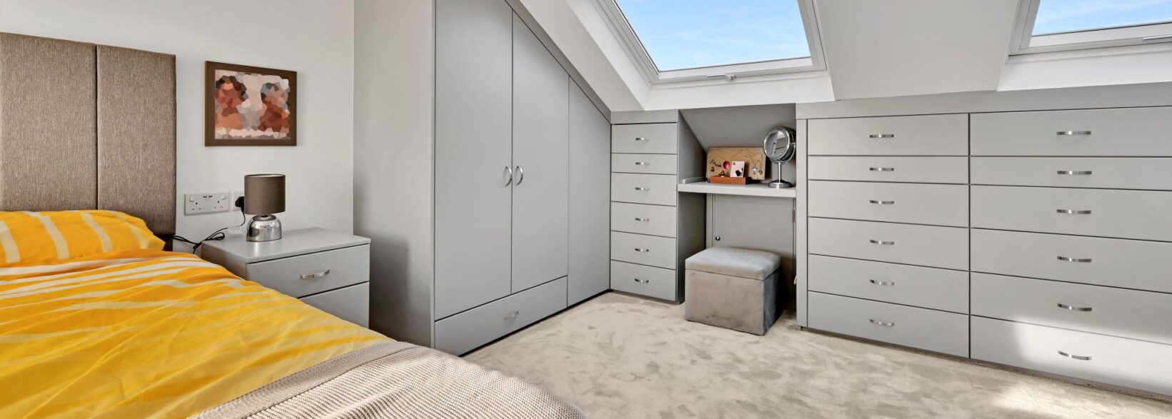 fitted wardrobes in a loft conversion in walthamstow