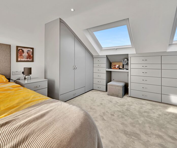 fitted wardrobes in a loft conversion in walthamstow