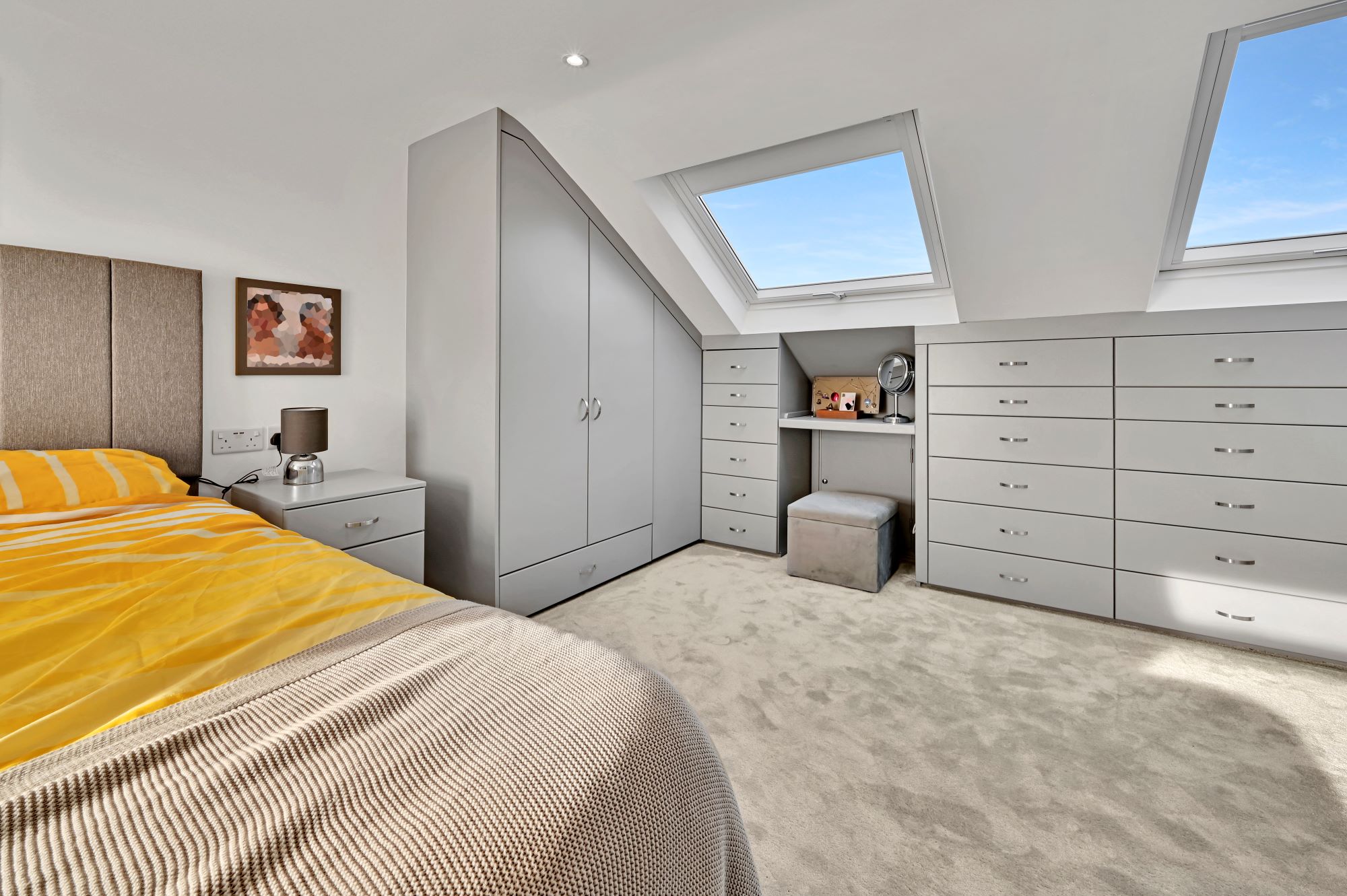 fitted wardrobes in a loft conversion in walthamstow